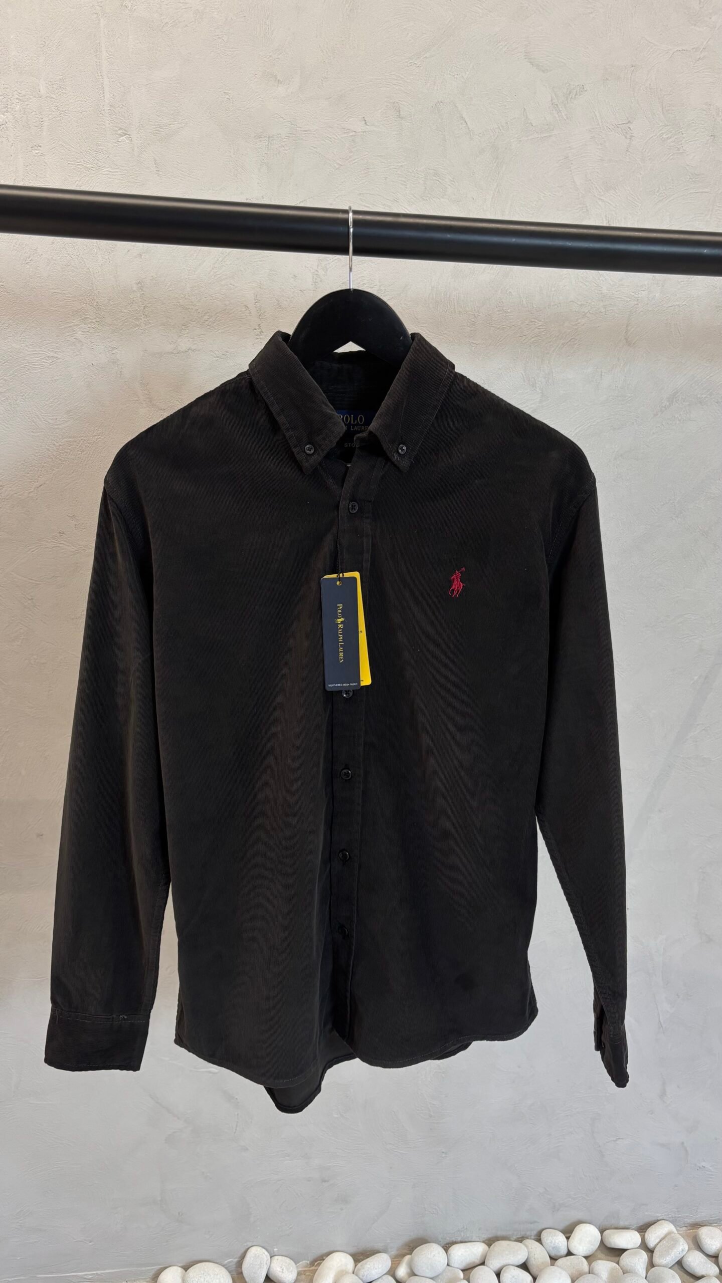Ralp_h Lauren Polo Black Corduroy Shirt 1020 - Image 5