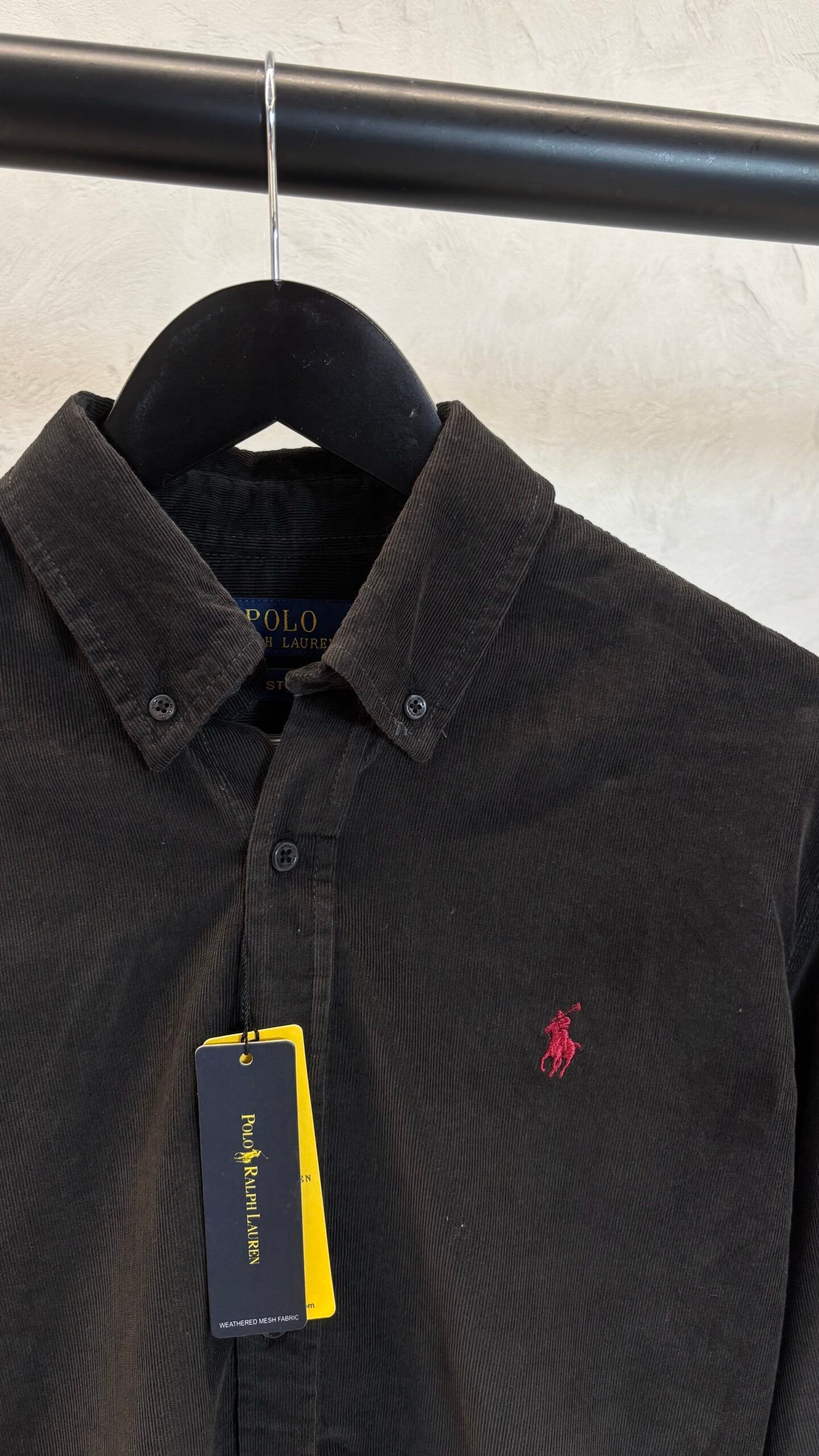Ralp_h Lauren Polo Black Corduroy Shirt 1020 - Image 4