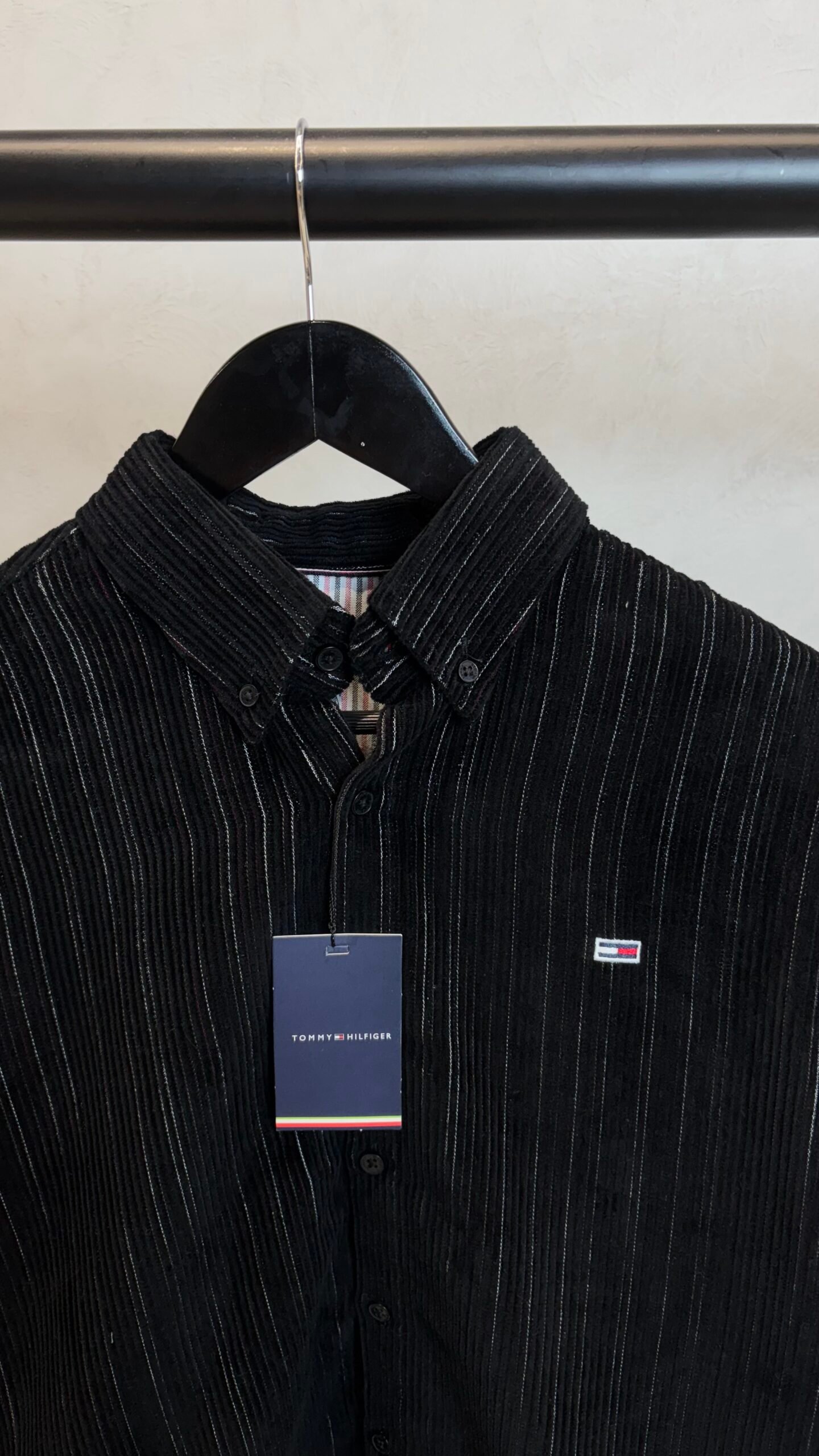 Tommy Hilfige_r Black & White Striped Shirt 1022 - Image 5