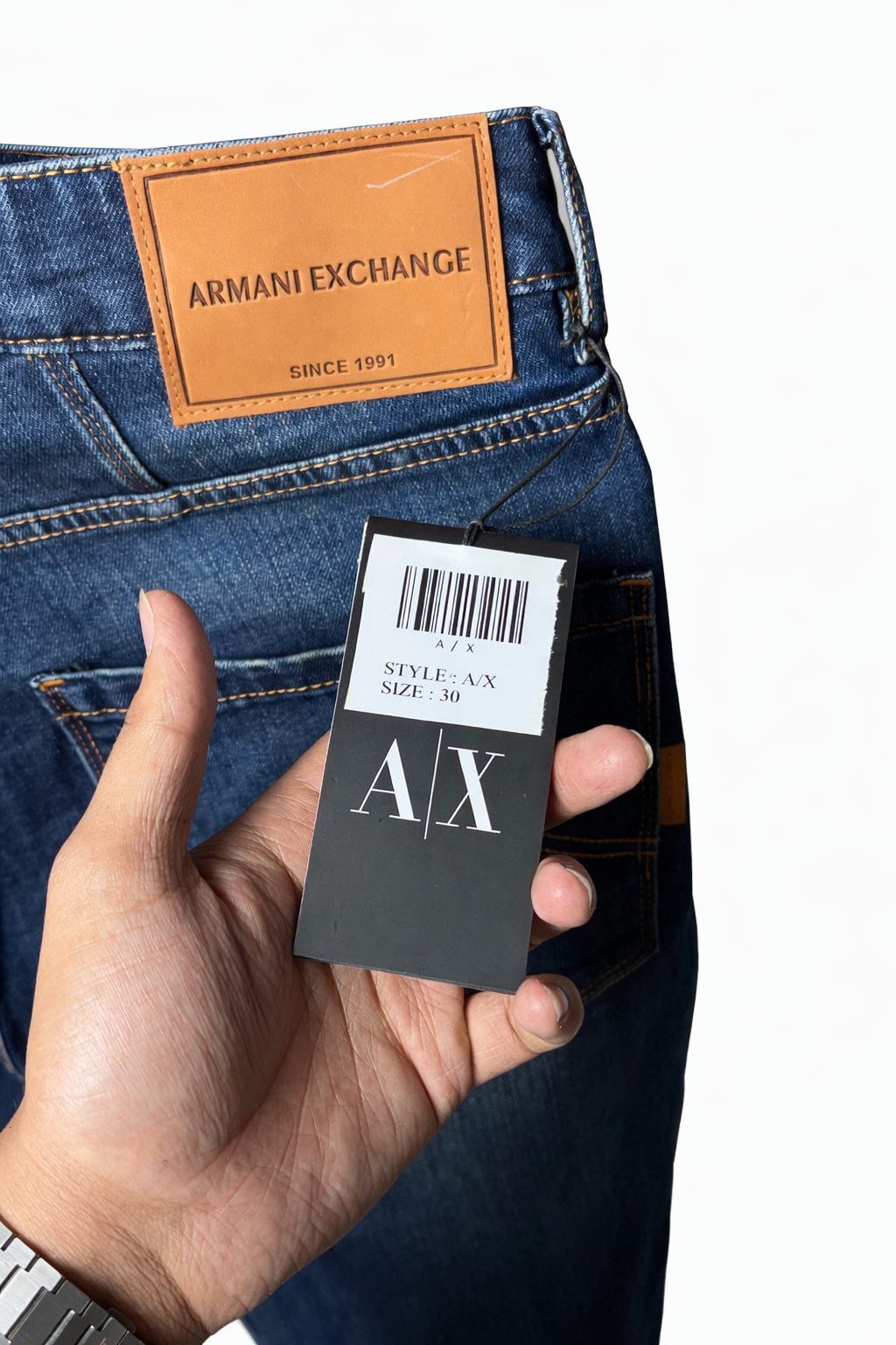 Ax Arman_i Exchange Blue Denim Jeans 1109 - Image 2