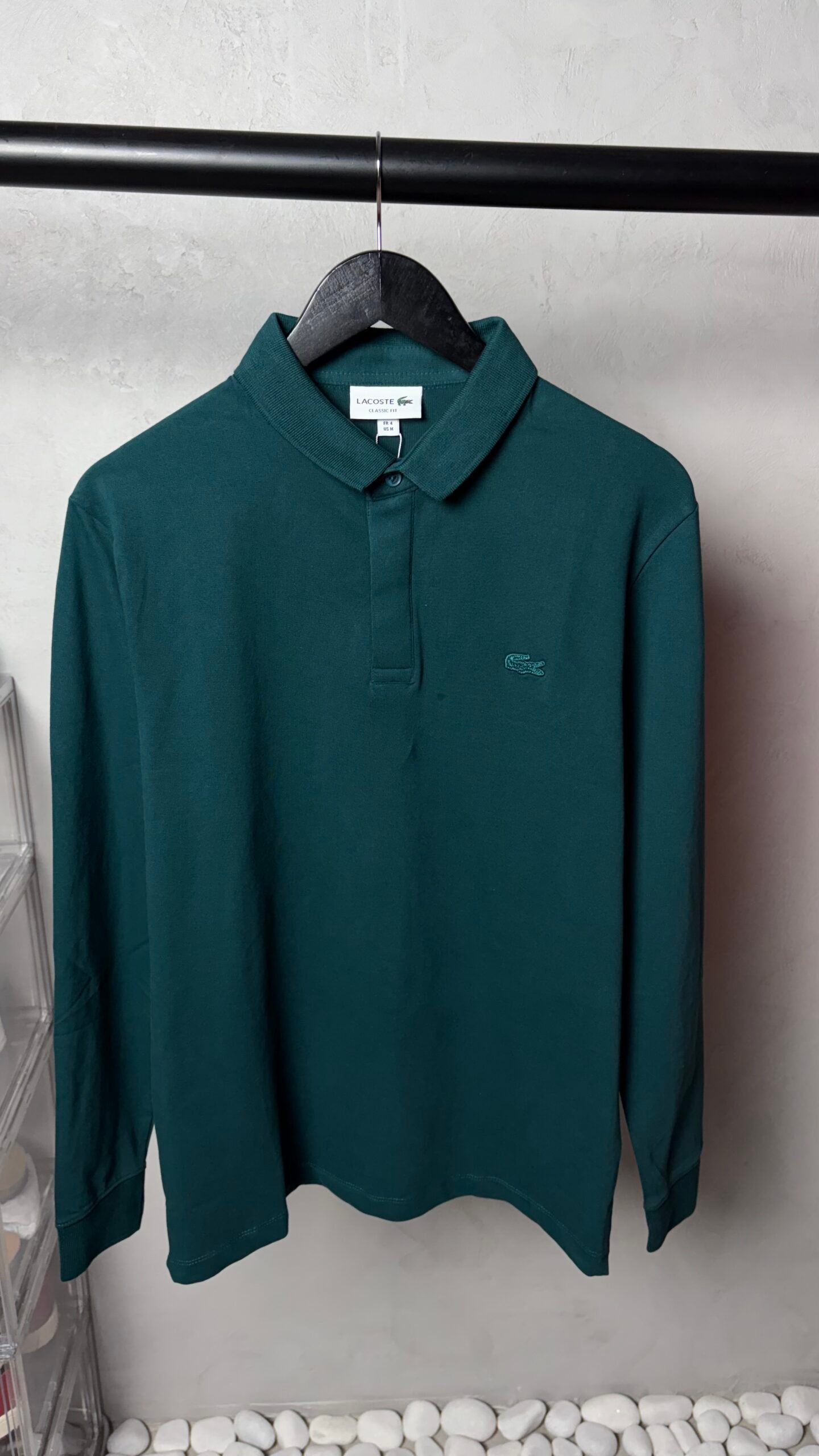 Lacost_e Classic Green Full Sleeves T-Shirt 1065 - Image 4