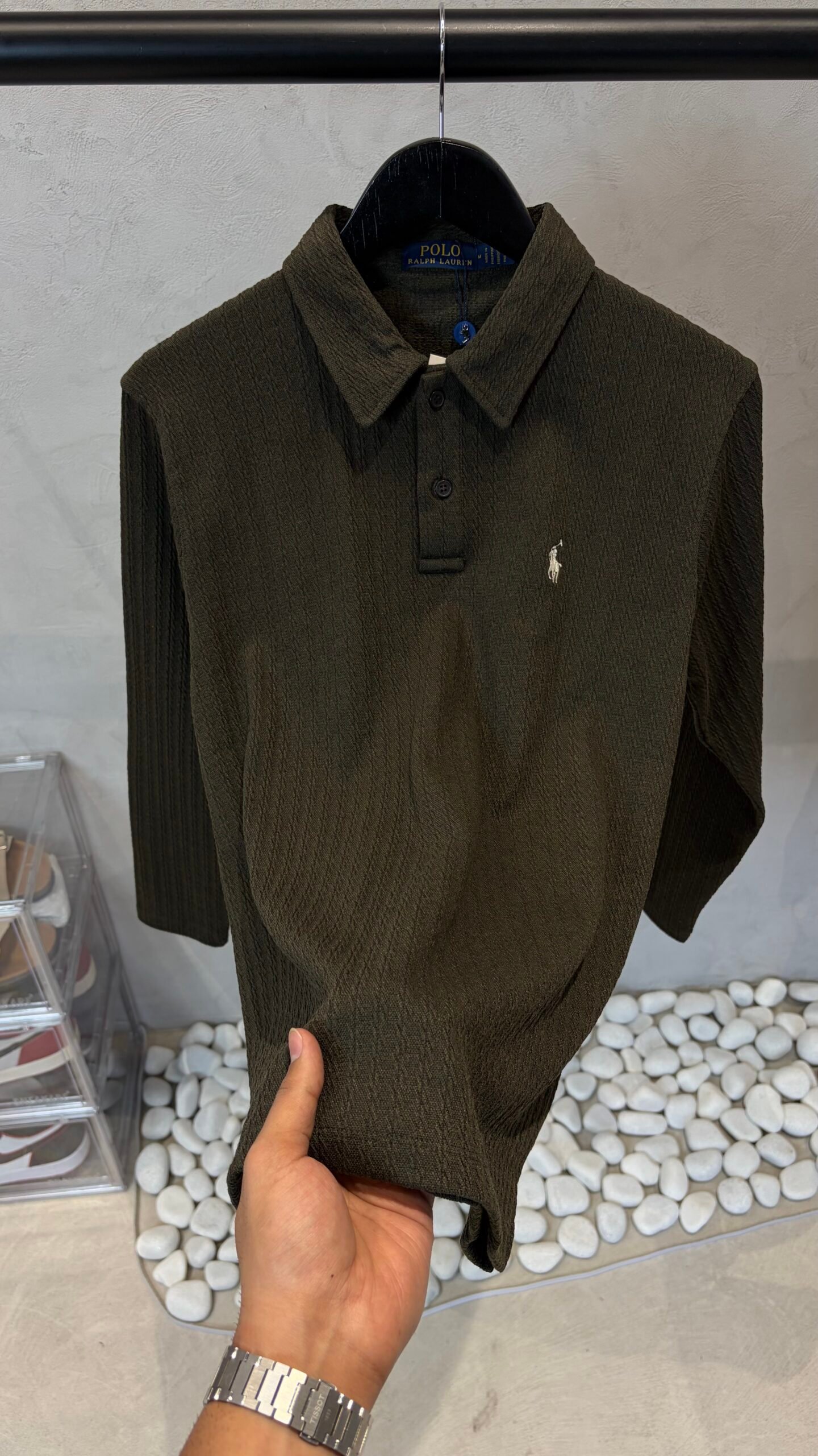 Ralp_h Lauren Premium Textured Knit Polo 1051 - Image 2