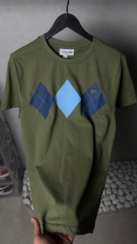 Lacost_e Diamond Print T-Shirt 1230