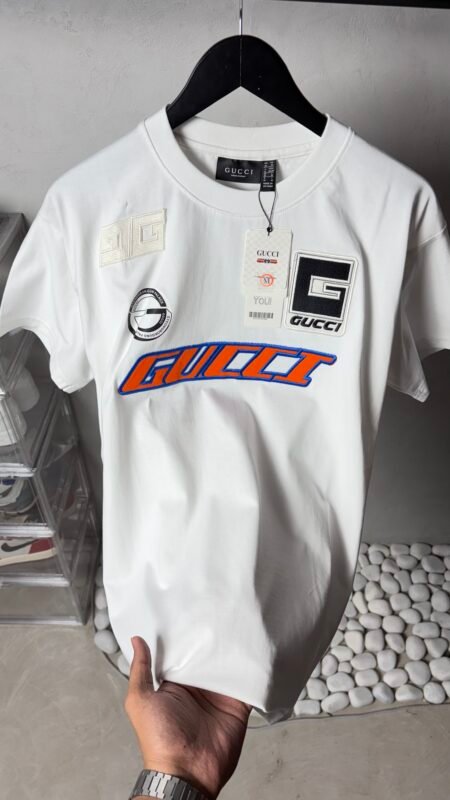 Gucc_i Premium Logo Patch T-Shirt 1299