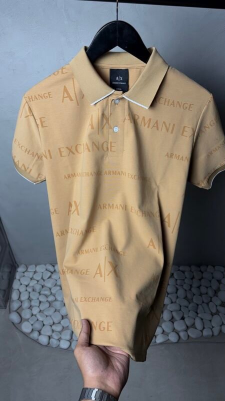 Arman_i Exchange All Over Logo Polo T-Shirt with OG Packaging 1372