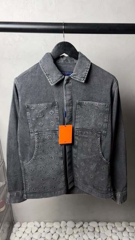 Loui_s Vuitton Monogram Premium Utility Denim Overshirt1387