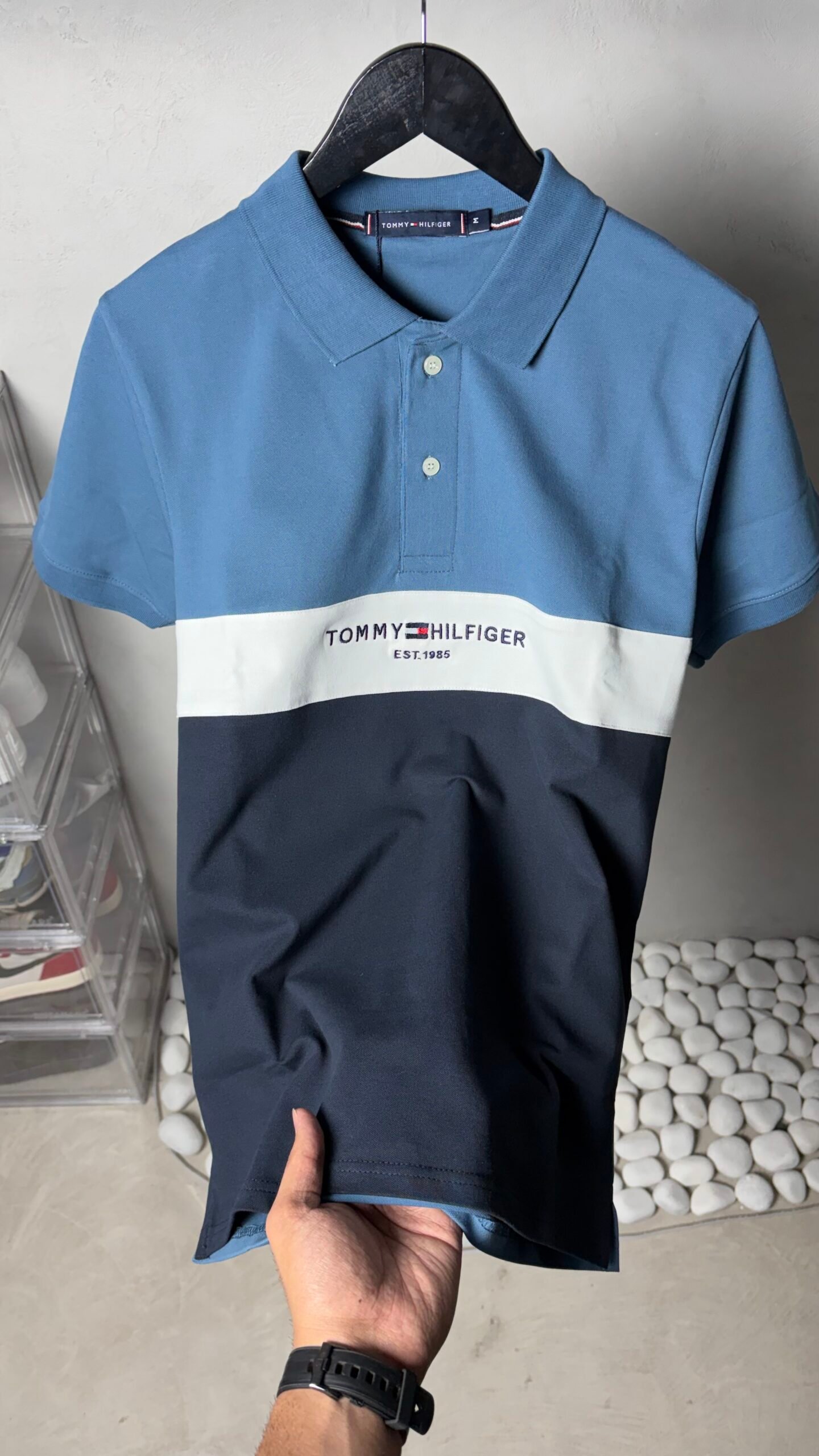 Tomm_y Hilfige_r Premium Polo T-Shirt With OG Box Packaging 1395