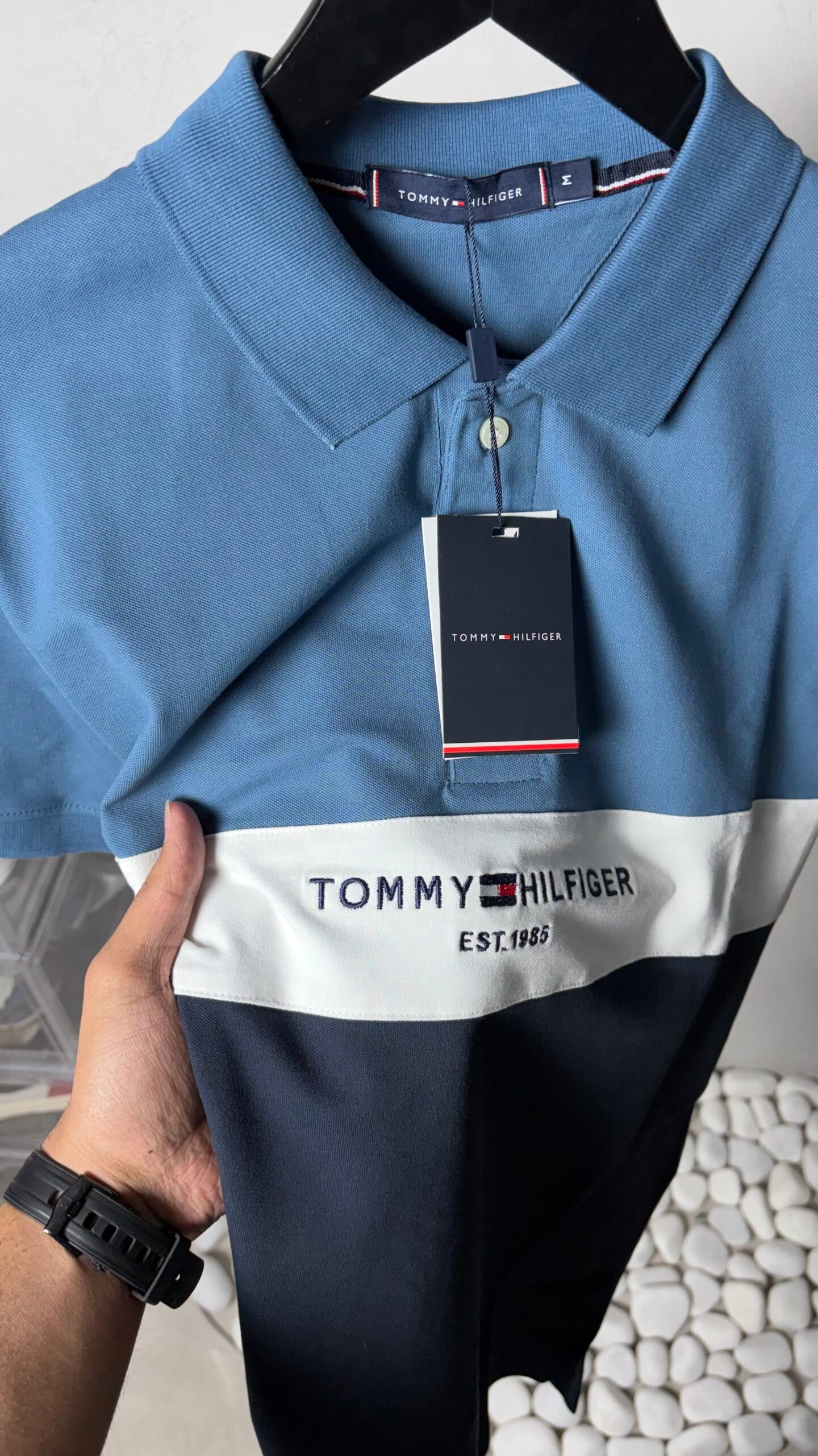 Tomm_y Hilfige_r Premium Polo T-Shirt With OG Box Packaging 1395 - Image 3