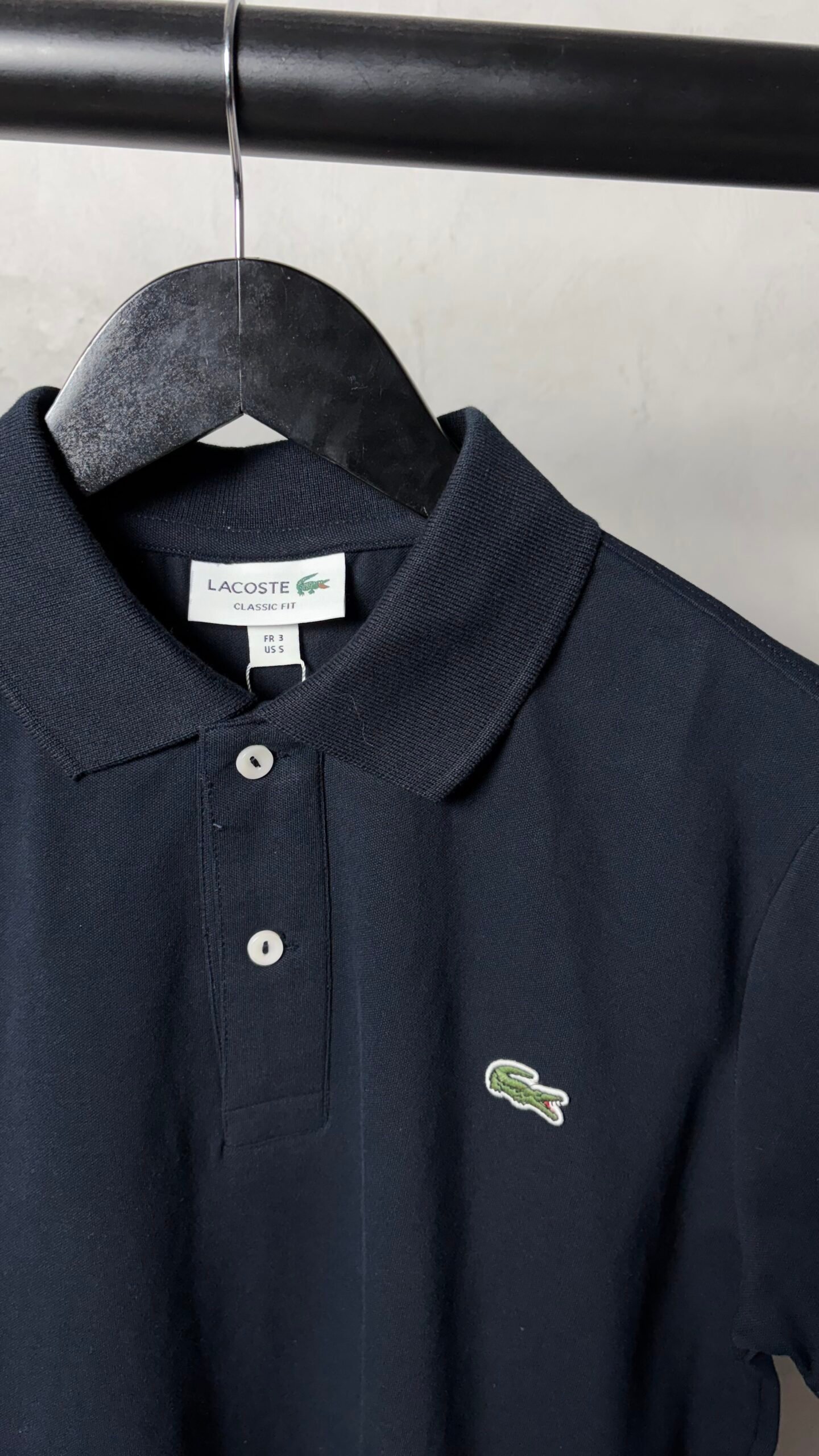 Lacost_e Premium Signature Polo T-Shirt 1409 - Image 3