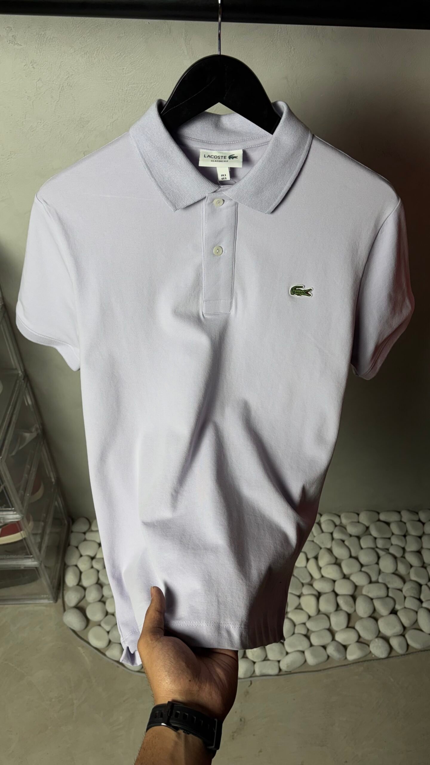 Lacost_e Premium Signature Polo T-Shirt 1410 - Image 5
