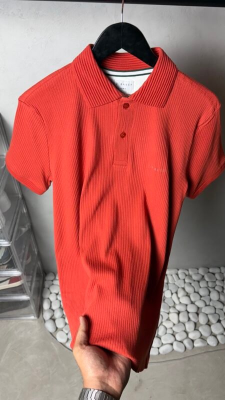 Ted Bake_r Premium Ribbed Polo T-Shirt 1434