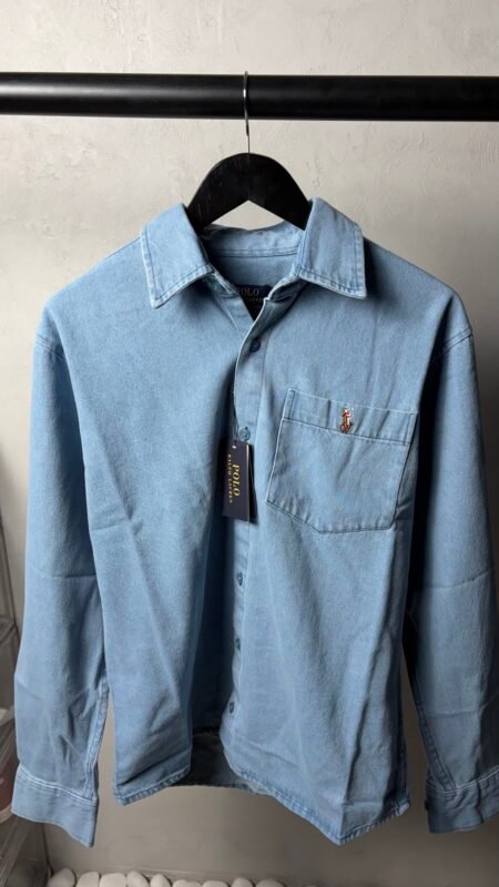 Ralp_h Laure_n light wash Premium Denim shirt 1444