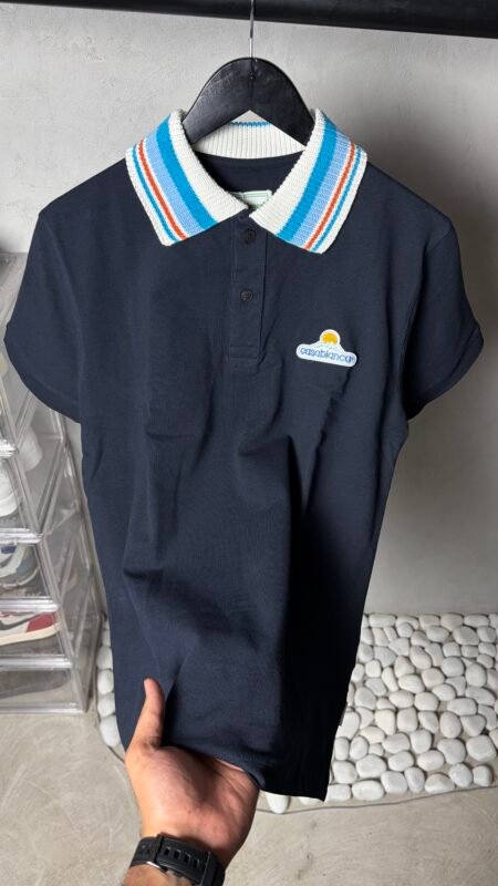 Casa Blanca Premium Navy Polo T-Shirt with OG Box Packaging 1604