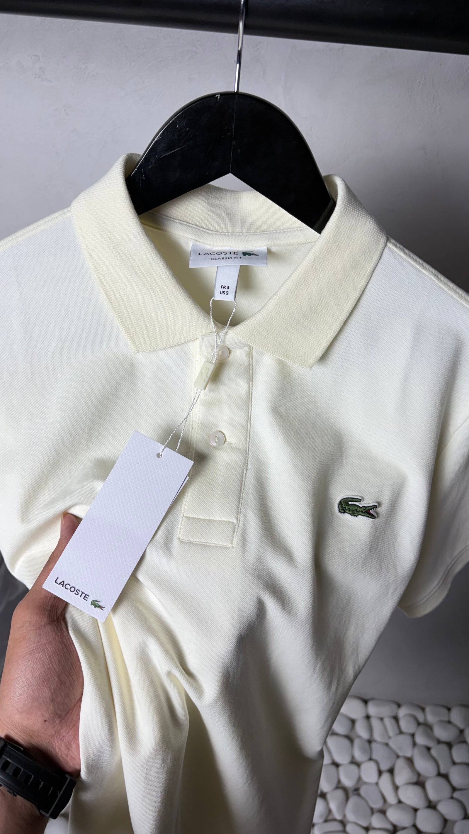 Lacost_e Premium Signature Polo T-Shirt 1404 - Image 2