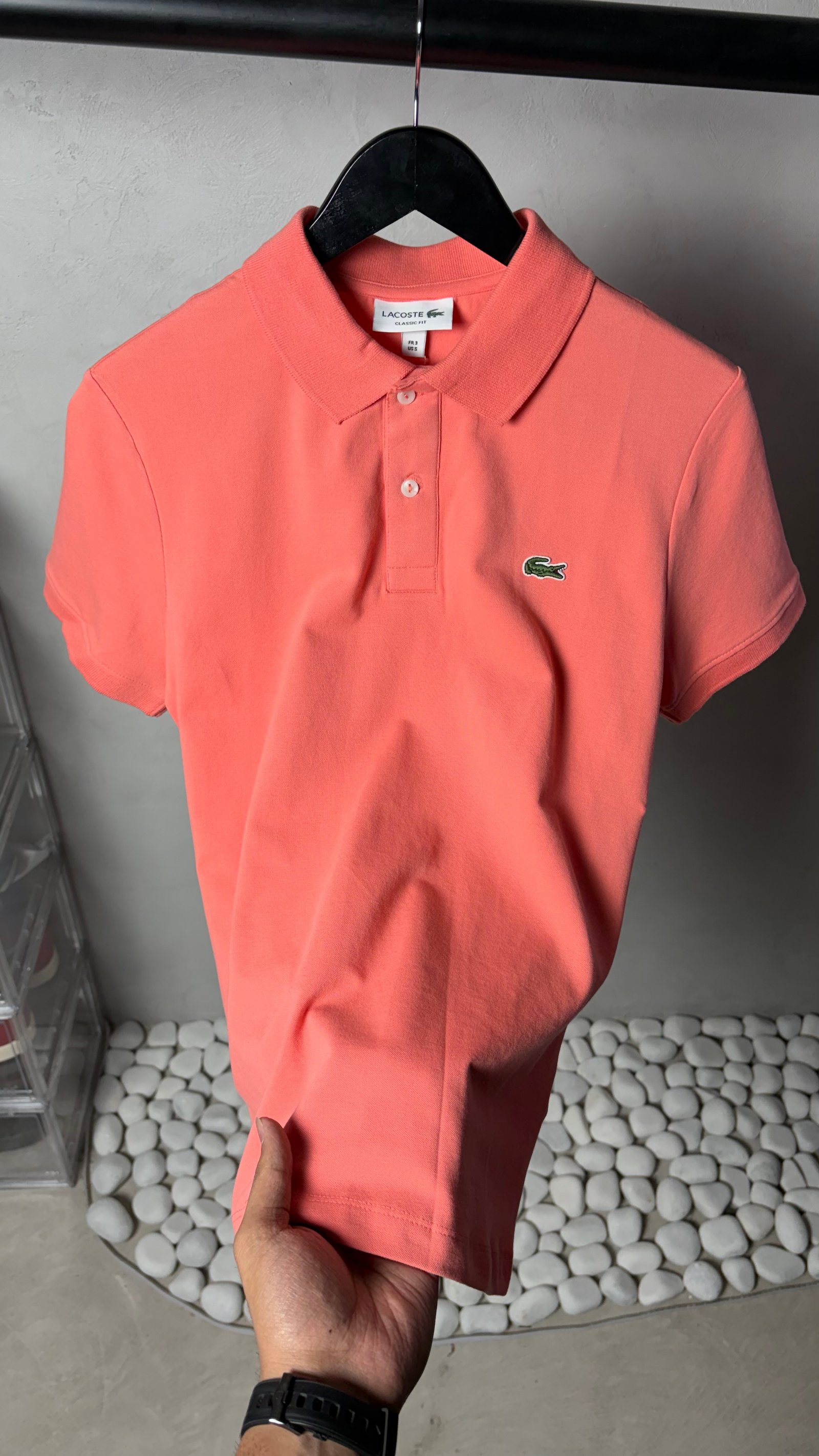 Lacost_e Signature Polo T-Shirt 1411 - Image 4