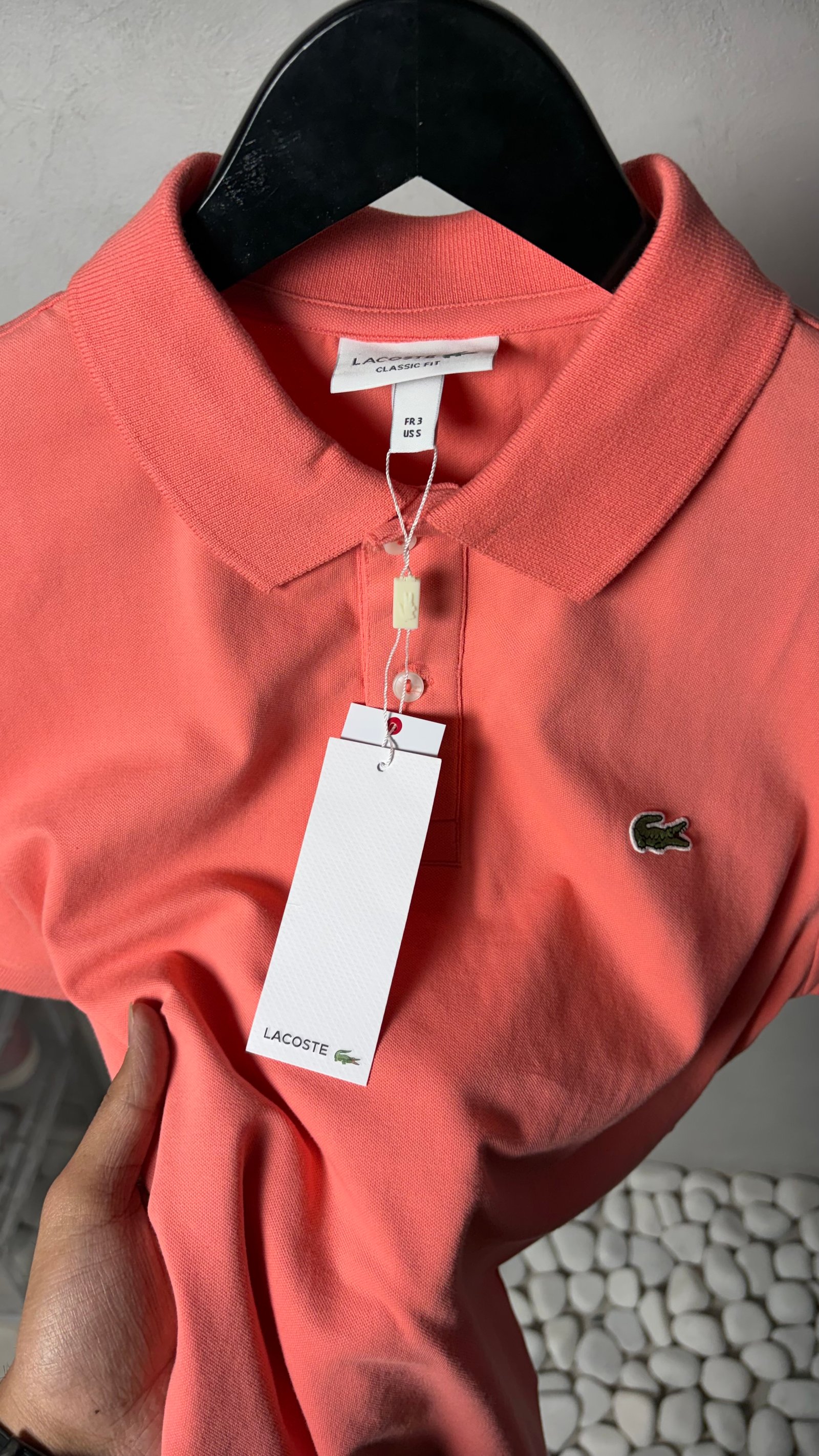 Lacost_e Signature Polo T-Shirt 1411 - Image 3