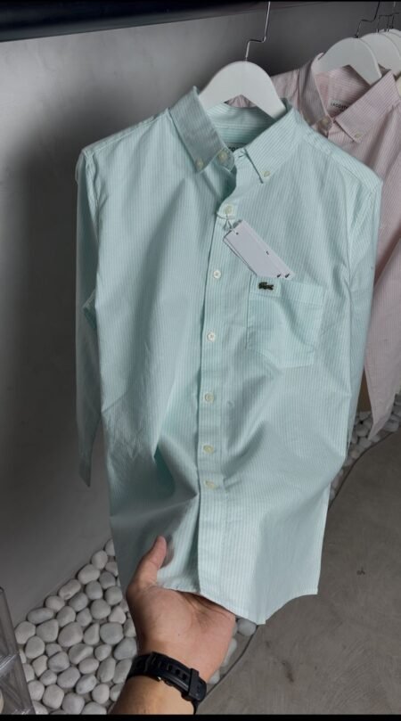 Lacost_e Premium Linen Striped Shirt 1991