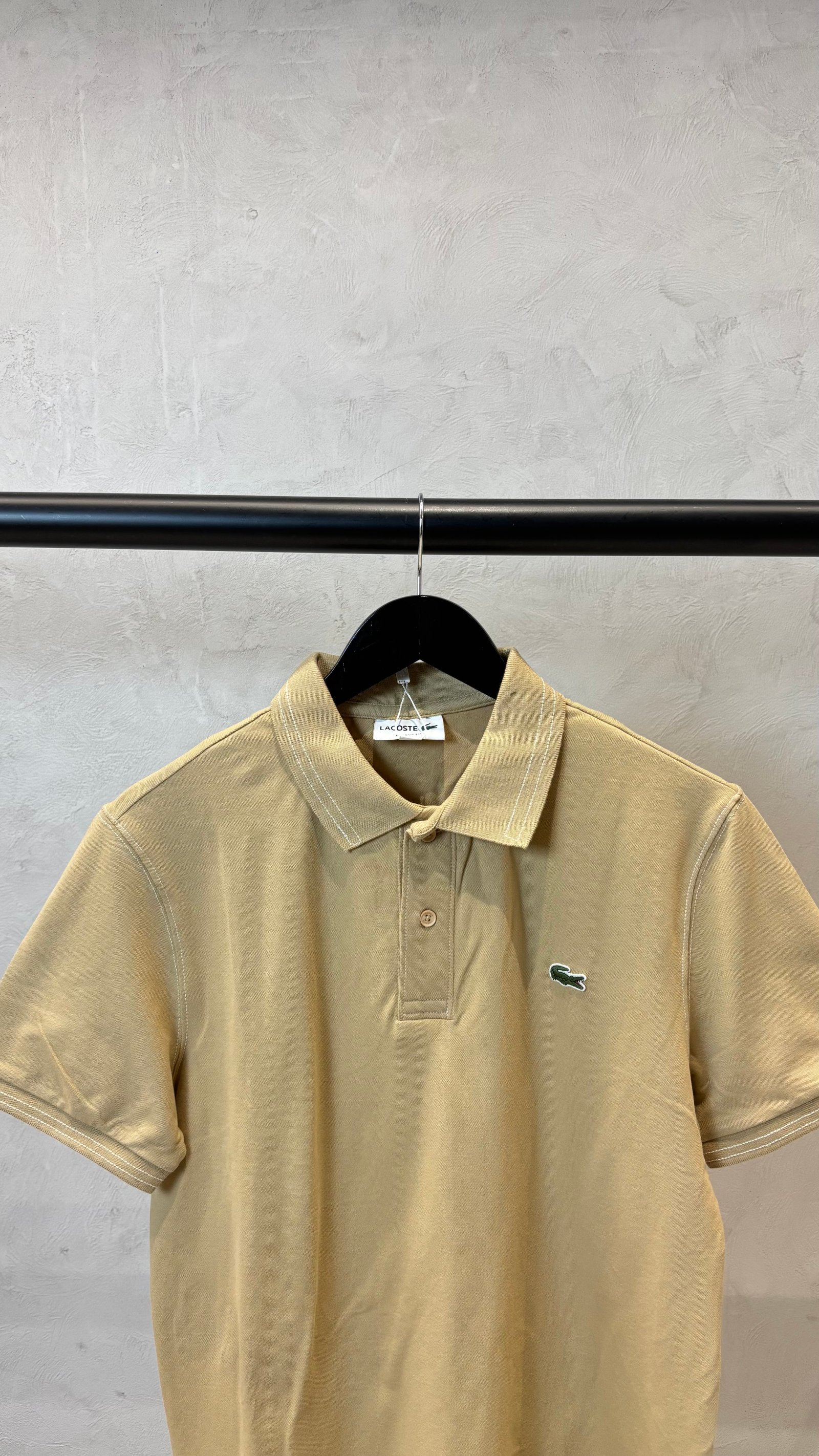 Lacos_te Classic Came Beige Polo 1027 - Image 4
