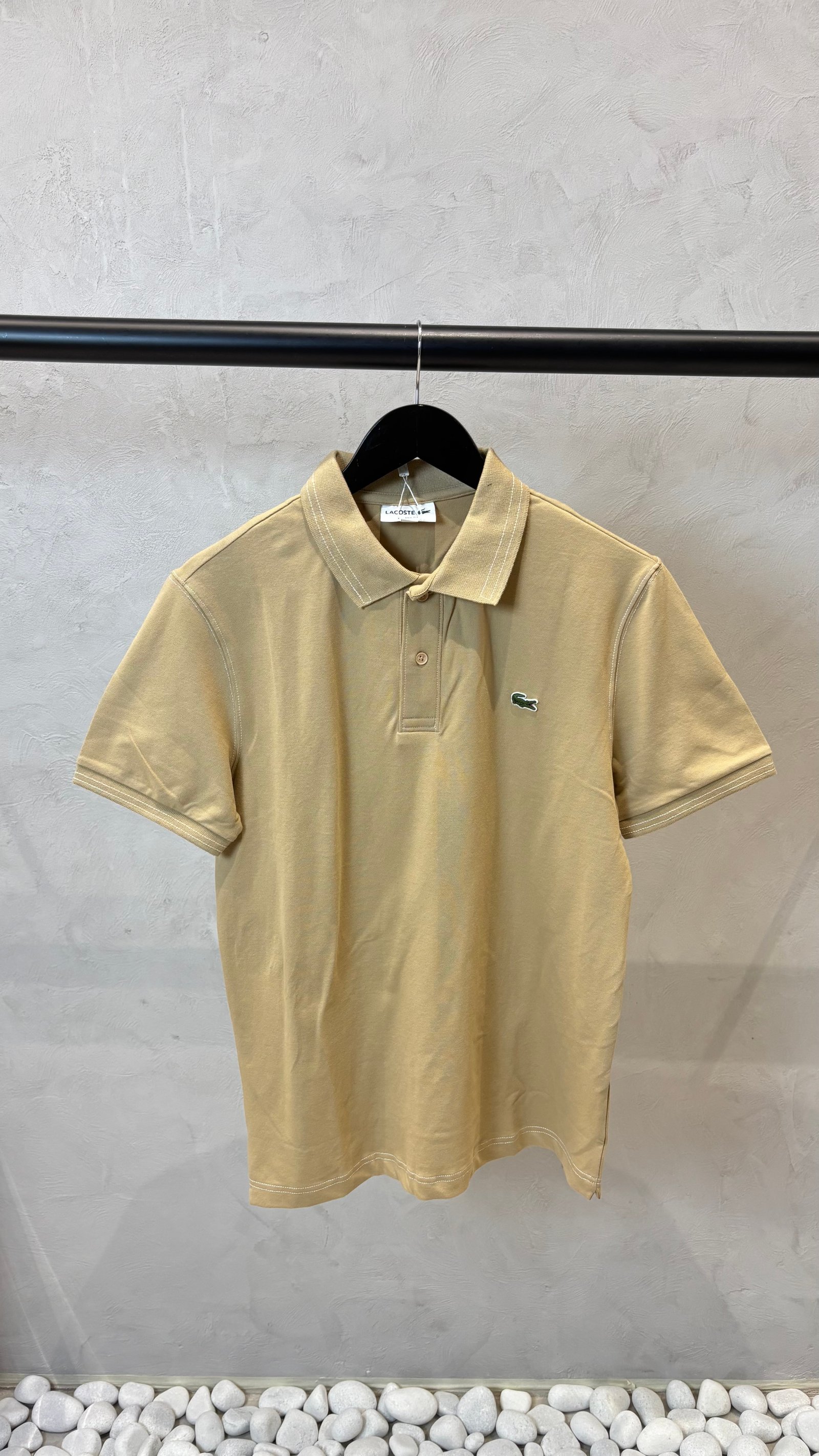Lacos_te Classic Came Beige Polo 1027 - Image 3