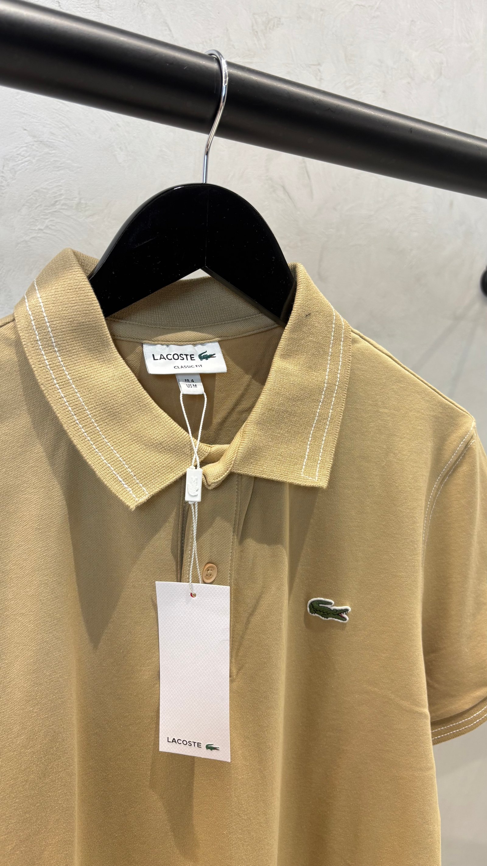Lacos_te Classic Came Beige Polo 1027 - Image 2