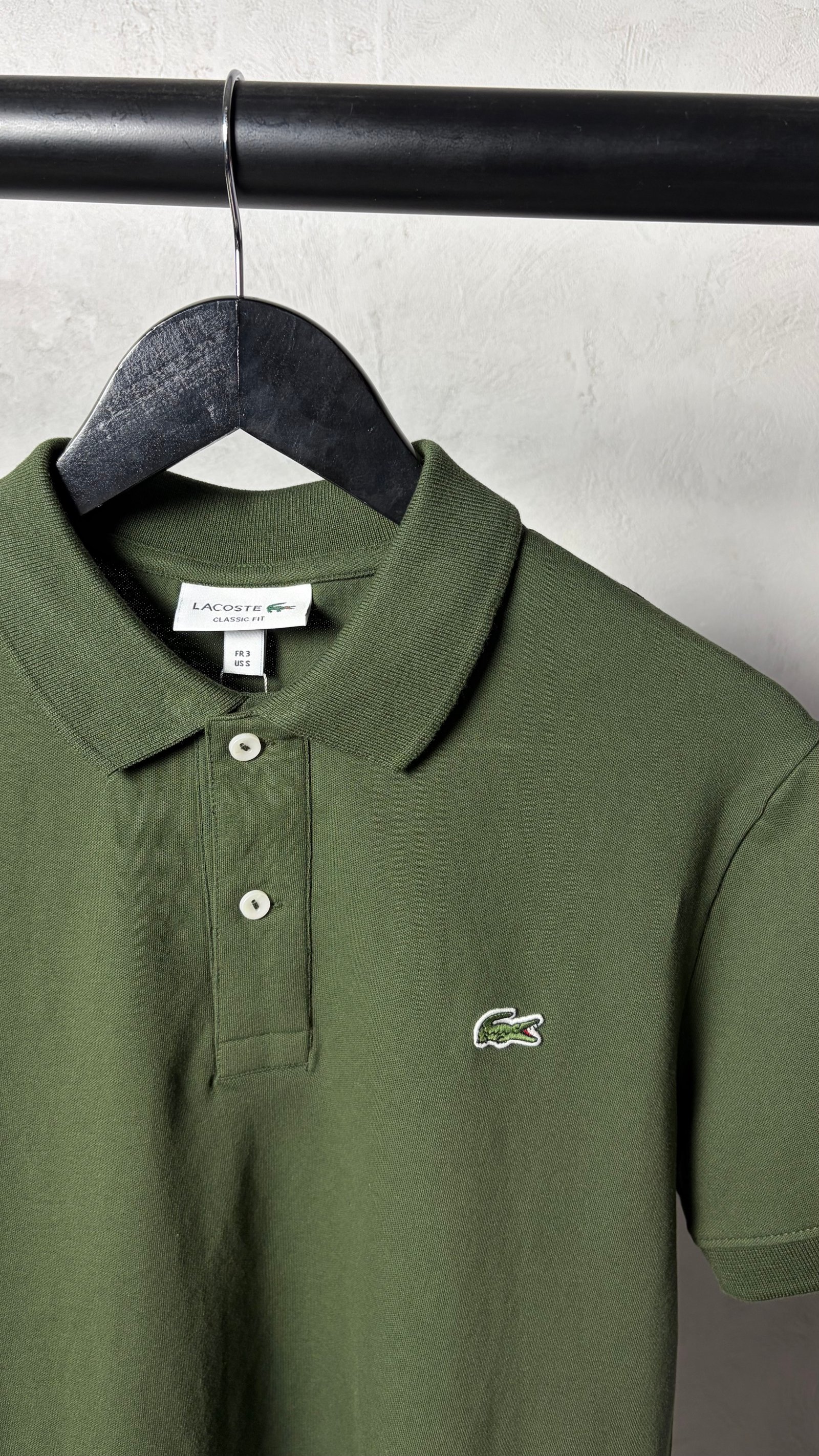 Lacost_e Premium Signature Polo T-Shirt 1407 - Image 3