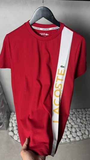 Lacost_e Vertical Stripe T-Shirt. 1235
