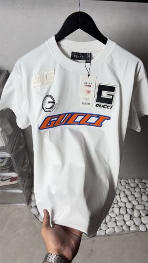 Gucc_i Premium Logo Patch T-Shirt 1299