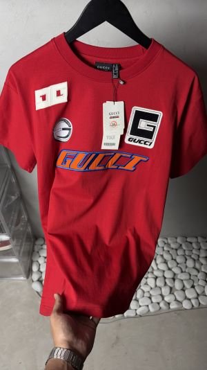Gucc_i Premium Logo Patch T-Shirt 1297