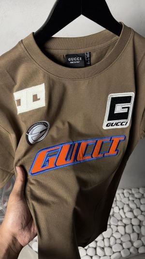 Gucc_I Premium Patch Logo T-Shirt 1302